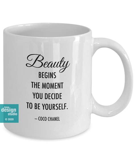 chanel quote mug